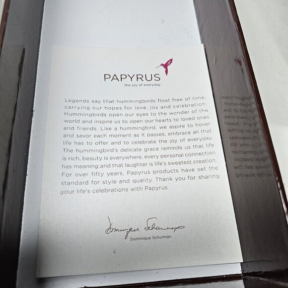 6 Papyrus Glitter Sea Horse Blank Greeting Note Cards, Envelopes, & Seals - Picture 5 of 6